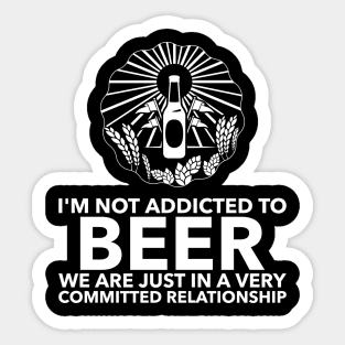 Funny Beer Lover Quote Sticker